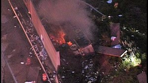 Tractor-trailer explosion leaves driver in critical, blocks northbound I-75 traffic