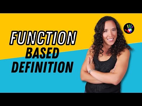 What is a Function Based Definition? (BCBA Exam Prep)