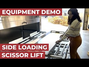Equipment Demo Side Loading Scissor Lift