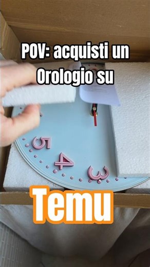 HO COMPRATO UN OROLOGIO SU TEMU ed è arrivato questo...🙃😂