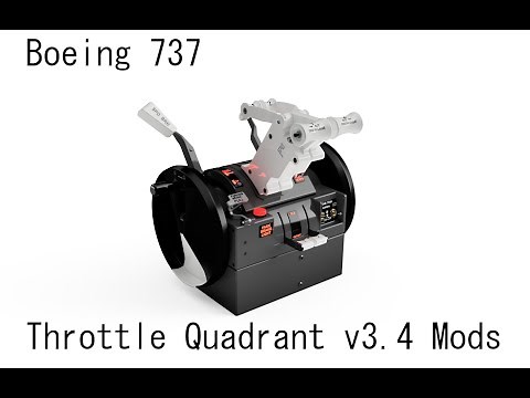 Boeing 737 Throttle Quadrant V3.4