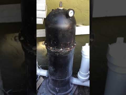 How to repair Pool Filter on Hayward Star pool filter housing. Threaded rod stripped out.