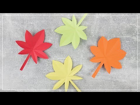 Easy Paper Leaf Tutorial | DIY Autumn Decor 🍁