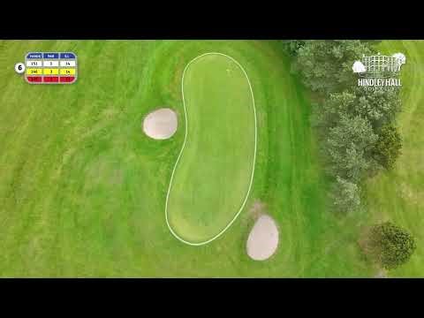 Hindley Hall Golf Club – Hole 6 Flyover | Par 3 | Golf Aerial Video