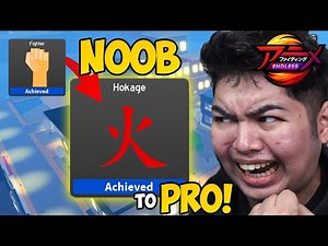 Anime Fighting Simulator Endless - NOOB TO HOKAGE SPEEDRUN!
