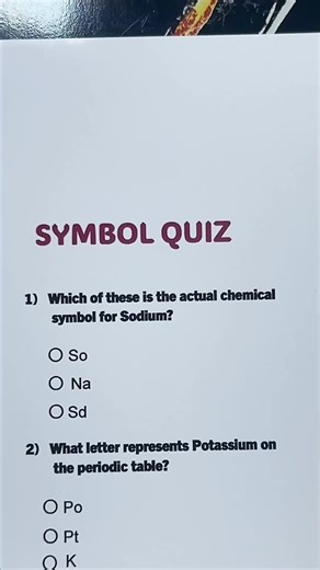 Can You Name These Elements? Test Your Chemistry Knowledge!
