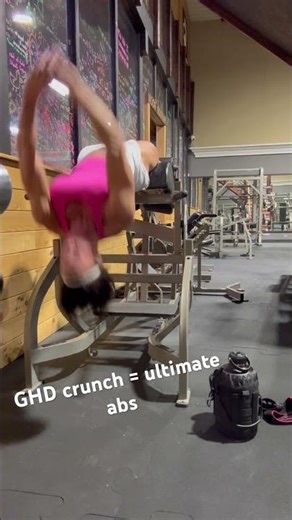 Build your abs - 1 exercise - GHD sit ups