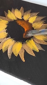 Draw Gold Sunflowers | MAY Art.