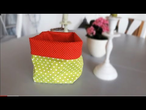 Basket sewing - without pattern - super easy - Nähtinchen