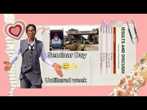 A Week in My Life as a Student | Seminar Day Highlights