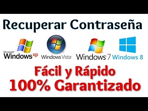 Recuperar la contraseña de Windows XP, Vista, 7, 8, 8.1 100% garantizado | Resetear password Windows