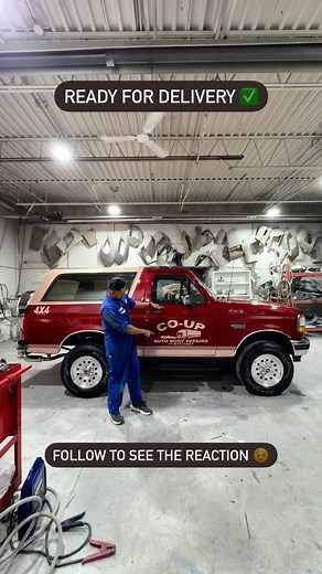 Chapter 7 - The Icing 🤩. Bronco completed and ready for delivery ✅ #coupautobody #autobody #bodywork #paintspecialist #paintwork #paintjob #metalrepair #mississauga #toronto #accident #collision #bodyshop #otg #plasticrepair #bronco #fordbronco #fordf150 #f150 #coyote #bodyswap #bodyswapped | Co-up Auto Body Repairs