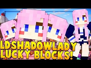 LDSHADOWLADY LUCKY BLOCK MOD CHALLENGE (Minecrafter Blocks) | Minecraft Youtuber Blocks | JeromeASF