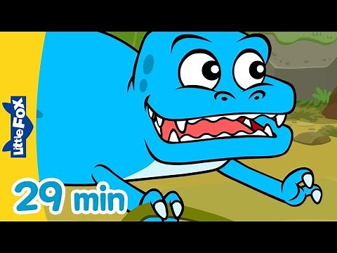 Dino Buddies 29 min | T-rex, Triceratops, Stegosaurus | Dinosaurs Stories for Kindergarten
