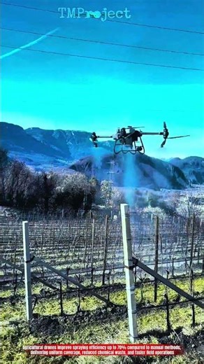 Stop Manual Spraying, Use Agricultural Drone to Spray Vineyard Crops
