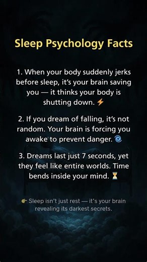 3 Dark Sleep Psychology Facts That Will Shock You 😱 Night Mind Tricks