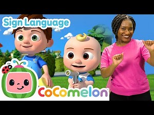 Car Wash Song | CoComelon with ASL | 🖐️ Sign Language for Babies 🖐️