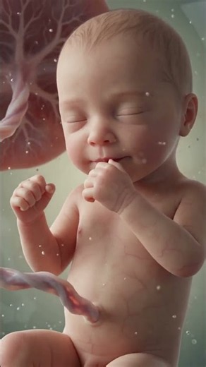 Watch how a 25-week baby grows .#Pregnancy #25WeeksPregnant #MedicalAnimation #BabyDevelopment