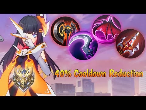 REACHING MYTHICAL IMMORTAL WITH THE 40% CD BUILD!!😻 BEST RUBY BUILD AND ROTATION 2025