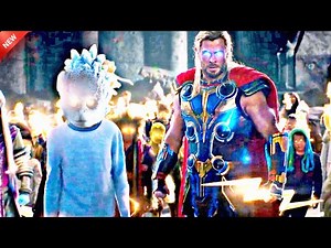 Thor creates an army of children so that he can face the dark creature. हिन्दी