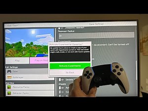 Minecraft Bedrock Edition: How to Activate Experimental Gameplay Tutorial! (Easy Method) *2024*