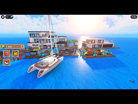 The boat tycoon made me the owner of a sea view house, roblox