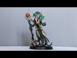 Warhammer 40k - Necrons Chronomancer - Howto Paint for Beginners