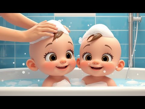 Bath Time Song 🛁 | Fun Kids Nursery Rhyme | ABC Toons