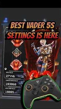 Flydigi Vader 5S Settings That Actually Work in Apex #apexlegends #vader #flydigivader5s
