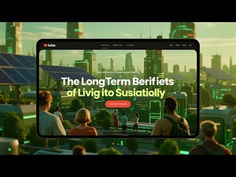 The Long Term Benefits of Living Sustainably