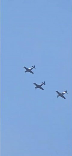 Epic P-51 Mustang Formation Flyover at 1900 ft | Incredible WWII Warbirds Flyover
