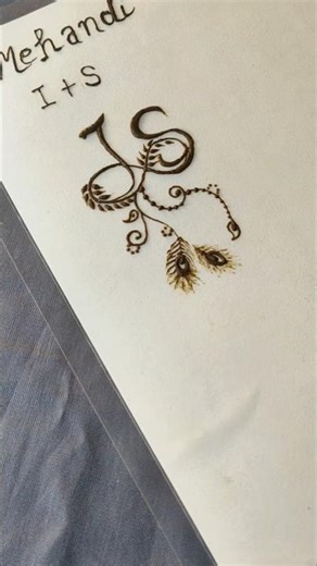 From Basic Letter to Beautiful Mehendi Design 😍henna design ‪@JustMehandi‬#ytshorts #mehndi #henna