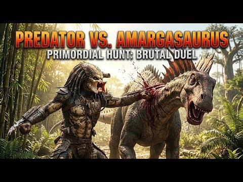 Predator vs. Amargasaurus: The Monsoon Trap (Cinematic Battle)