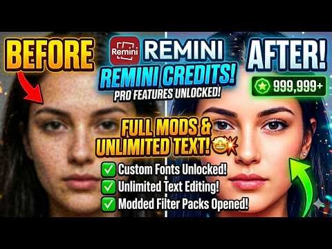 1. Remini Mod APK Premium Unlocked 2026 📸 | Unlimited Pro Cards & Mod Menu