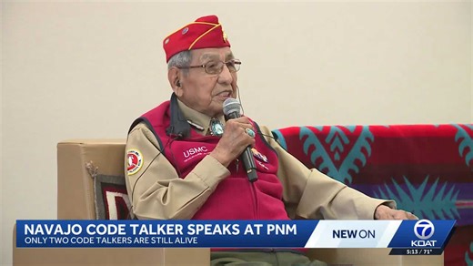 PNM hosting Navajo code talker for Native American Heritage Month