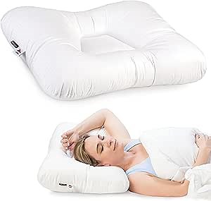 Core Products Tri-Core Comfort Zone Cervical Support Pillow, Temperature Regulating Outlast, Gentle (Medium Firm) - Full Size