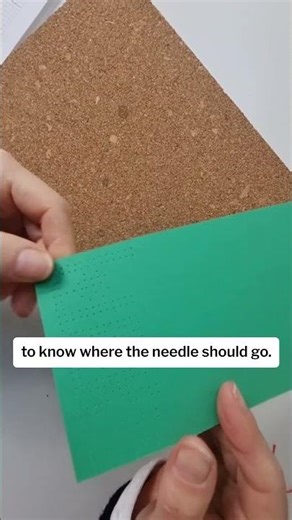 How to make a hand stitched card