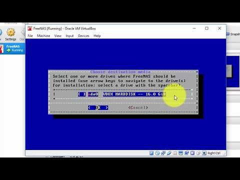 FreeNAS 11 Beginner 04 - Install FreeNAS on a Virtual Machine