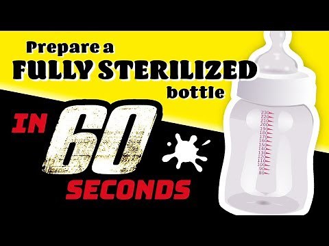 How to prepare Sterilized Infant Bottles FAST - With Formula Milk for your Baby