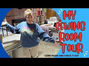 Sewing Room Tour & Organization | From Cluttered to Inspiring