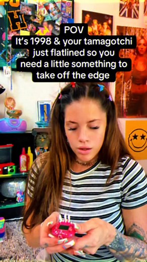 148K views · 9K reactions | Oh the drama 藍 #eldermillennial #2000s #90s 90skid #tamagotchi #millennial #nostalgia #goodoldays #80sbaby #over30 | ChelseyFirth | Facebook