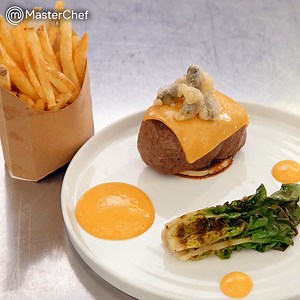 135K views · 1.6K reactions | This is the poshest fast food burger we've ever seen! 類 There's more glammed-up guilty pleasures with #MasterChefUK on BBC iPlayer | MasterChef UK | Facebook