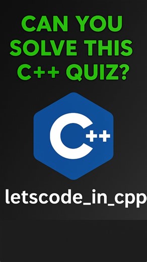 .cpp on Instagram: "Day (17) / 365 💻 | C++ Interview Challenge (Video 1) These are real interview-level questions. If you rely on memorization, you will fail this. This challenge focuses on: • STL strings • string::find() • Range-based for loop • Output-based logic ⚠️ Rules • 1 question • 3 confusing options • Comment your answer • No guessing --- 💡 Today’s Question: What will be the output of this C++ program? #include #include using namespace std; int main() { string names[] = { "Kartik Arya