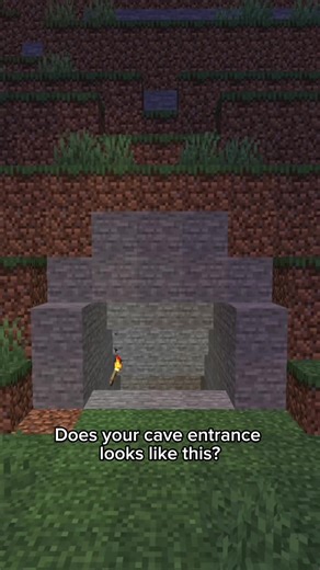 Cave Entrance Design Tutorial in Minecraft
