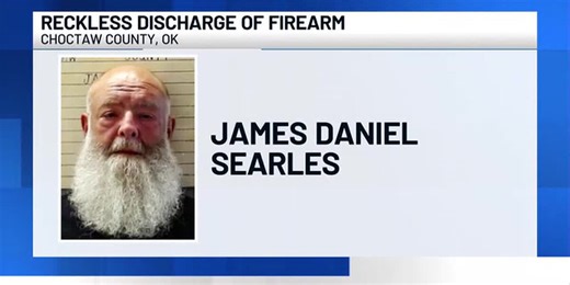 Hugo man arrested for allegedly shooting at neighbor’s house