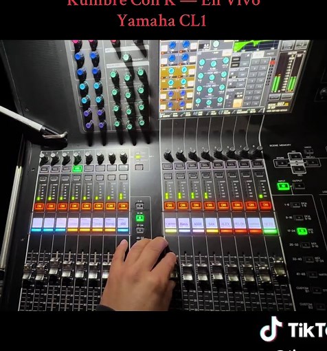 La Chica de Humo —-La Kumbre Con K — Mezcla en vivo Yamaha CL1 . | yamaha