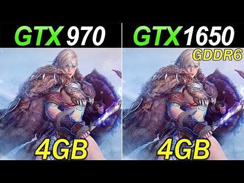 GTX 970 Vs. GTX 1650 (GDDR6) | Stock and Overclock | 1080p Gaming Benchmarks