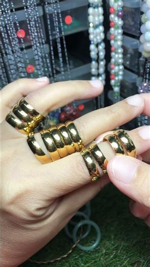 🔮CODE: PG908 Gold Plated Ring Size 12/12/12/12/15/15/17/19/19/19/22/22 (BUY 3 FREE 1)