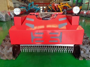 [Hot Item] 4 Stroke Public Gasoline Powered Brush Cutter Remote Control Lawn Mower