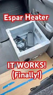 My Hardest Van Install EVER… but the Espar Finally Turned On! 🔥🙌